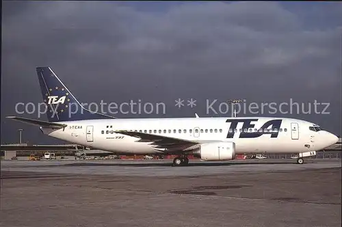 Flugzeuge Zivil Tea Italia Boeing 737 3M8 I TEAA c n 24020 1614 Kat. Airplanes Avions