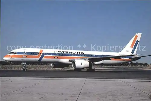 Flugzeuge Zivil Sterling Boeing 757 27B OY SHI col. Air Holland c n 24137 178 Kat. Airplanes Avions