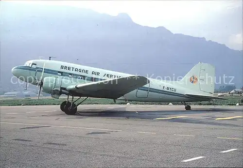 Flugzeuge Zivil Bretagne Air Service DC 3 F BYCU Kat. Airplanes Avions