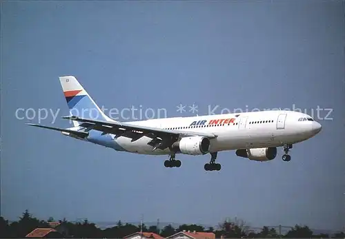 Flugzeuge Zivil Air Inter A.300 B2 F GBEB  Kat. Airplanes Avions