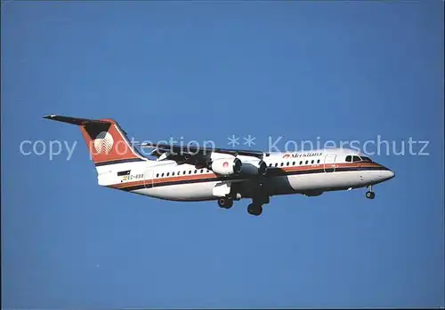 Flugzeuge Zivil Meridiana BAe 146 300 EC 899 Kat. Airplanes Avions