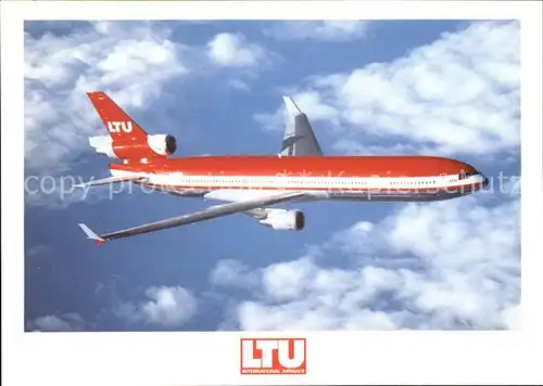 Flugzeuge Zivil LTU McDonnell Douglas MD 11  Kat. Airplanes Avions