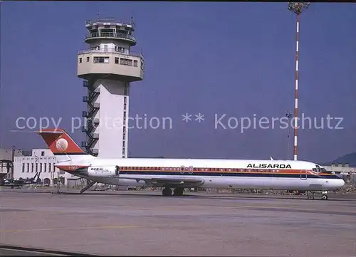 Flugzeuge Zivil Alisarda DC 9 51  Kat. Airplanes Avions