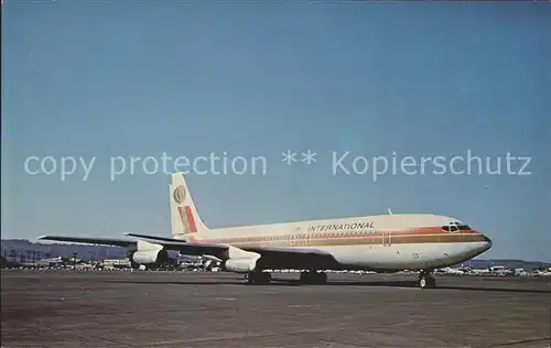 Flugzeuge Zivil Aeroamerica International Inc. Boeing 707 131 dc n 17662 N735T Kat. Airplanes Avions