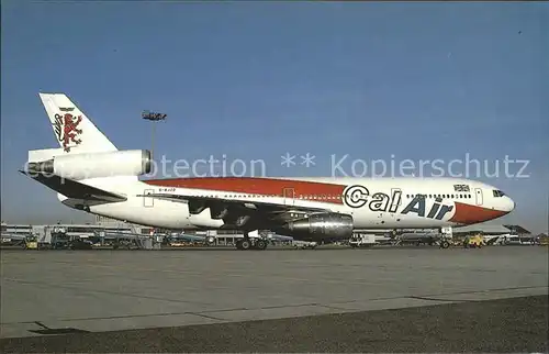 Flugzeuge Zivil CalAir McD Douglas DC 10 10 G BJ2D c n 46970 Kat. Airplanes Avions