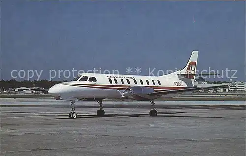 Flugzeuge Zivil TWE Trans World Express Fairchild Swearingen Metro N3108X  Kat. Airplanes Avions