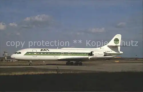 Flugzeuge Zivil SAT Fluggesellschaft Aerospatiale Caravelle 10B D ABAW c n 239 Kat. Airplanes Avions