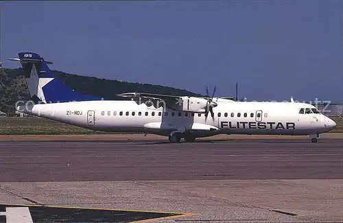 Flugzeuge Zivil Flitestar ATR 72 ZS NDJ c n 207 Kat. Airplanes Avions