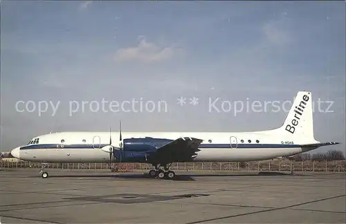 Flugzeuge Zivil Berline Ilyushin 18D D AOAS c n  Kat. Airplanes Avions