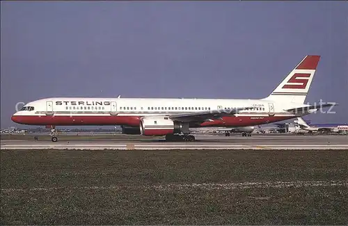 Flugzeuge Zivil Sterling Airways Boeing 757 2J4 ER OY SHA c n 25155  Kat. Airplanes Avions