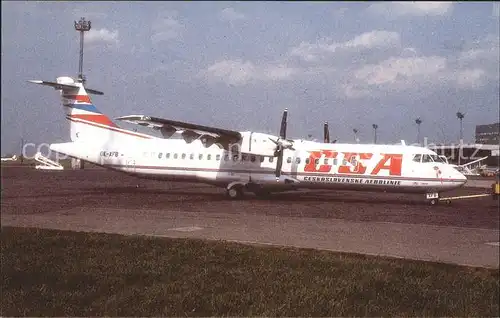 Flugzeuge Zivil CSA ATR 72 OK XFB c n 297 Kat. Airplanes Avions