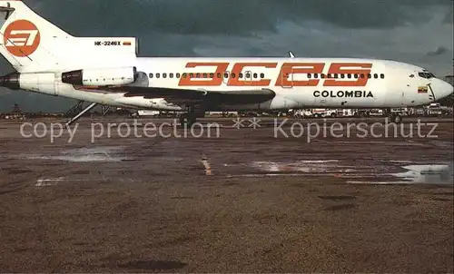 Flugzeuge Zivil Aces Colombia Boeing 727 46 HK 3246X c n 18879 Kat. Airplanes Avions