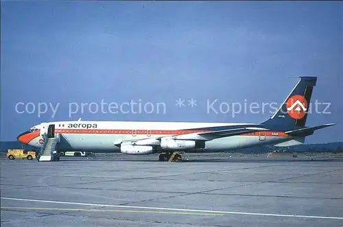 Flugzeuge Zivil Aeropa Boeing 707 I 8AVA Kat. Airplanes Avions