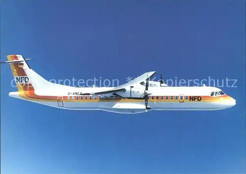 Flugzeuge Zivil NFD ATR 72 D ANFA  Kat. Airplanes Avions