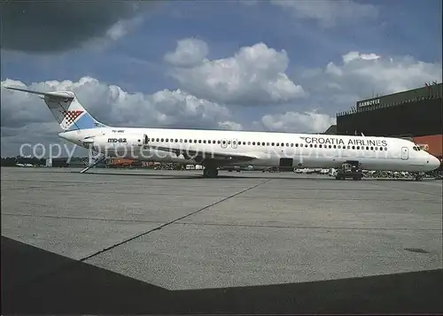 Flugzeuge Zivil Croatia Airlines McDonnell Douglas MD 82 YU ANC Kat. Airplanes Avions