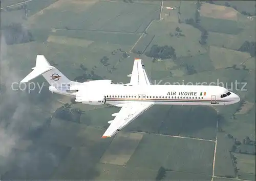 Flugzeuge Zivil Air Ivoire Fokker 100 TU TIV  Kat. Airplanes Avions