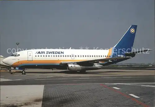 Flugzeuge Zivil Air Sweden Boeing 737 205 SE DLP c n 19409 128 Kat. Airplanes Avions