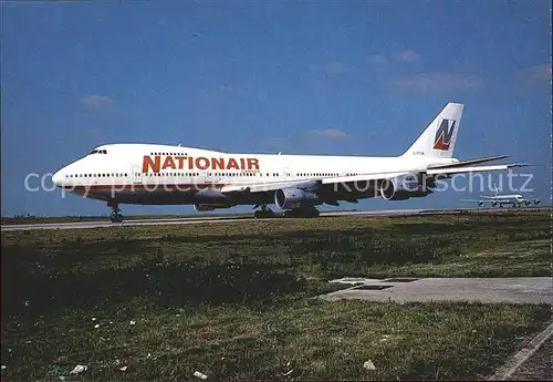 Flugzeuge Zivil Nationair Boeing 747 100 C FFUN Kat. Airplanes Avions