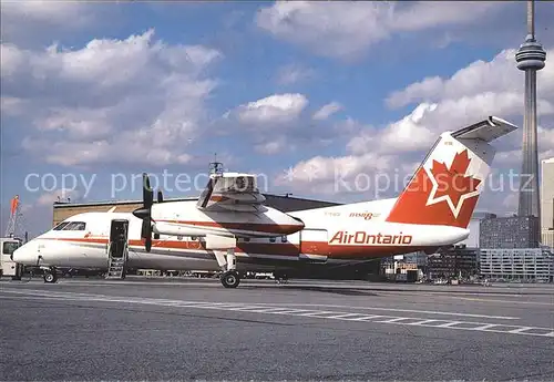 Flugzeuge Zivil Air Ontario DeHavilland Dash 8 C FGQI Kat. Airplanes Avions