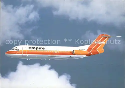Flugzeuge Zivil Empire Airways Fokker F28 Mk400 N108UR  Kat. Airplanes Avions
