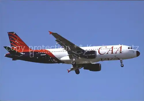 Flugzeuge Zivil CAA Congo A320 211 N342DK c n 342 Kat. Airplanes Avions