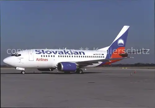 Flugzeuge Zivil Slovakian Airlines B 737 55S OM BTS c n 28471 Kat. Airplanes Avions
