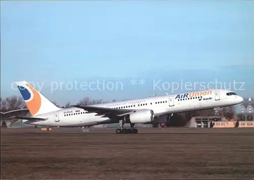 Flugzeuge Zivil Air Union B 757 256 EI DUA c n 26247 Kat. Airplanes Avions