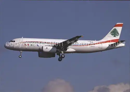 Flugzeuge Zivil Middle East Airlines A320 232 F WWIC c n 3736 Kat. Airplanes Avions