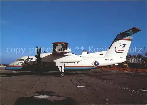 Flugzeuge Zivil Sakhalin Air Transport DHC 8 106 C GZKA c n 345  Kat. Airplanes Avions