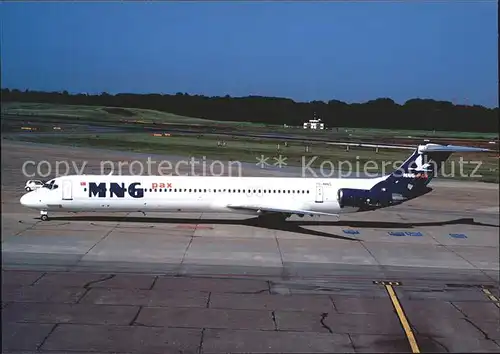 Flugzeuge Zivil MNG Pax MD 82 TC MNS c n 48098 Kat. Airplanes Avions