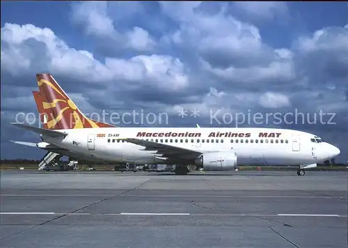 Flugzeuge Zivil Macedonian Airlines MAT Boeing B737 300 Z3 ARF  Kat. Airplanes Avions