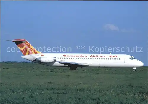 Flugzeuge Zivil Macedonian Airlines MAt DC 9 32 Z3 ARE c n 47567 688 Kat. Airplanes Avions