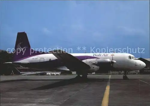 Flugzeuge Zivil Bali Air HS 748 402 2B PK IHV c n 1795 Kat. Airplanes Avions