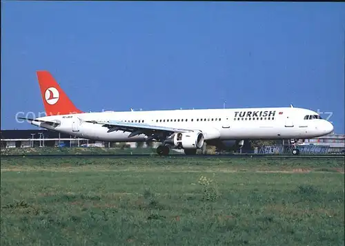 Flugzeuge Zivil THY Turkish Airlines A321 111 TC JMB c n 541  Kat. Airplanes Avions