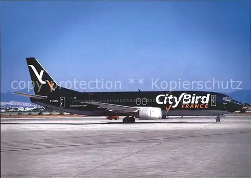 Flugzeuge Zivil City Bird France B 737 43Q F GLTG c n 28491 Kat. Airplanes Avions