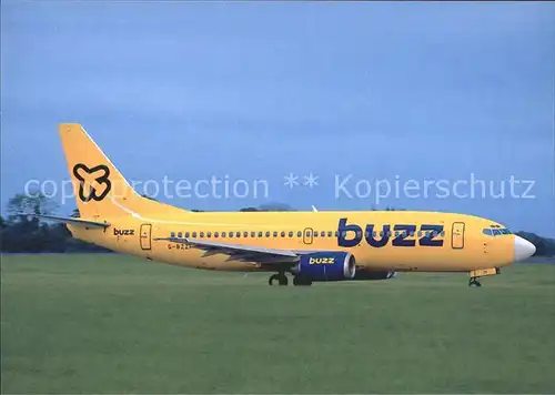 Flugzeuge Zivil Buzz B 737 3Q8 G BZZF c n 26311 Kat. Airplanes Avions