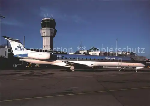 Flugzeuge Zivil KLM Embraer EMB 145 PH RXB cn 145320  Kat. Airplanes Avions