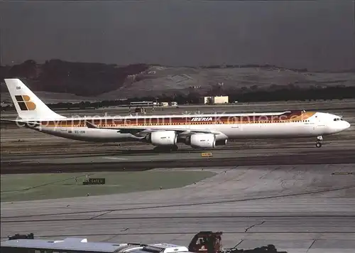 Flugzeuge Zivil Iberia A340 600 EC IQB  Kat. Airplanes Avions