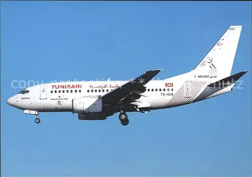 Flugzeuge Zivil Tunisair B737 600 TS IOQ  Kat. Airplanes Avions