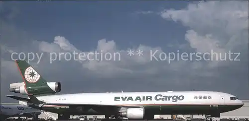 Flugzeuge Zivil Eva Air Cargo MD 11 B 16102 cn 48543 572 Kat. Airplanes Avions