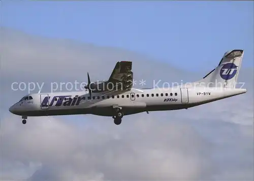 Flugzeuge Zivil Utair Aviation ATR 72 201 VP BYW c n 174 Kat. Airplanes Avions