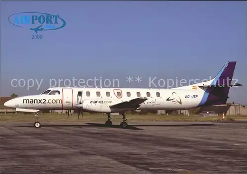 Flugzeuge Zivil Manx2.com Fairchild Metro III EC ITP  Kat. Airplanes Avions