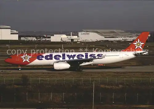 Flugzeuge Zivil Edelweiss A330 343X F WWKQ c n 1193 Kat. Airplanes Avions