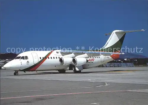 Flugzeuge Zivil Hemus Air Avro RJ100 LZ HBA c n E2027 Kat. Airplanes Avions