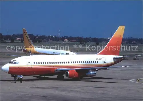 Flugzeuge Zivil Jatayu Airlines B 737 236 PK JGY c n 21791 Kat. Airplanes Avions