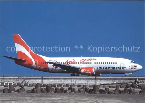 Flugzeuge Zivil Airasia Com B 737 375 9M AAH c n 23808 Kat. Airplanes Avions