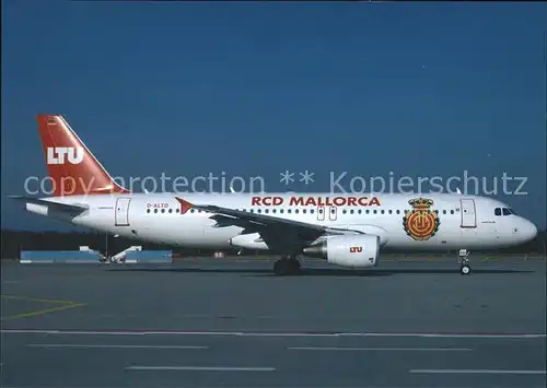 Flugzeuge Zivil RCD Mallorca LTU A320 214 D ALTD c n 1493 Kat. Airplanes Avions