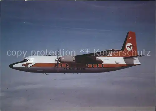 Flugzeuge Zivil Malayan Airways Fokker F27 Mk200 PH FEP Kat. Airplanes Avions