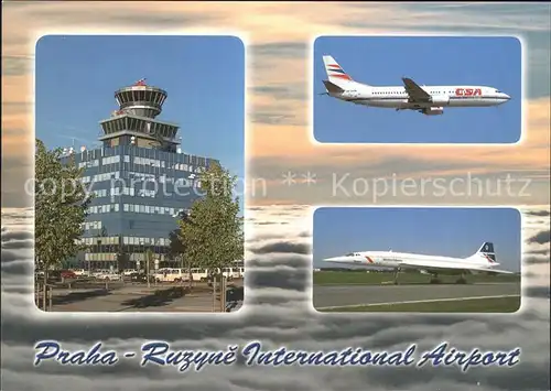Airport Aeroporto Flughafen Prag International Airport  Kat. Flug