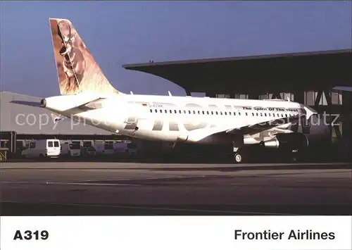 Flugzeuge Zivil Frontier Airlines A319 D AVWK  Kat. Airplanes Avions